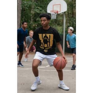 Kobe Bryant "The Show" Lakers T-Shirt XL - Gold Black Mamba Mentality NBA